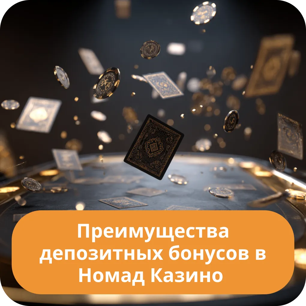 Преимущества депозитных бонусов в Номад Казино