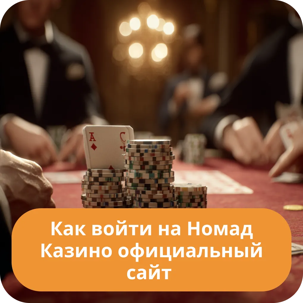 Как войти на Номад Казино официальный сайт